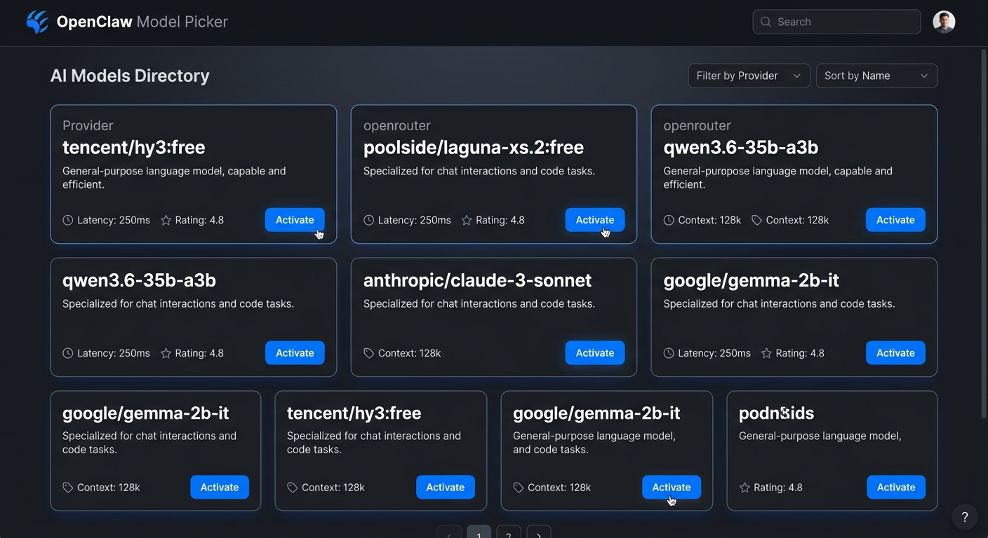 Model Picker
